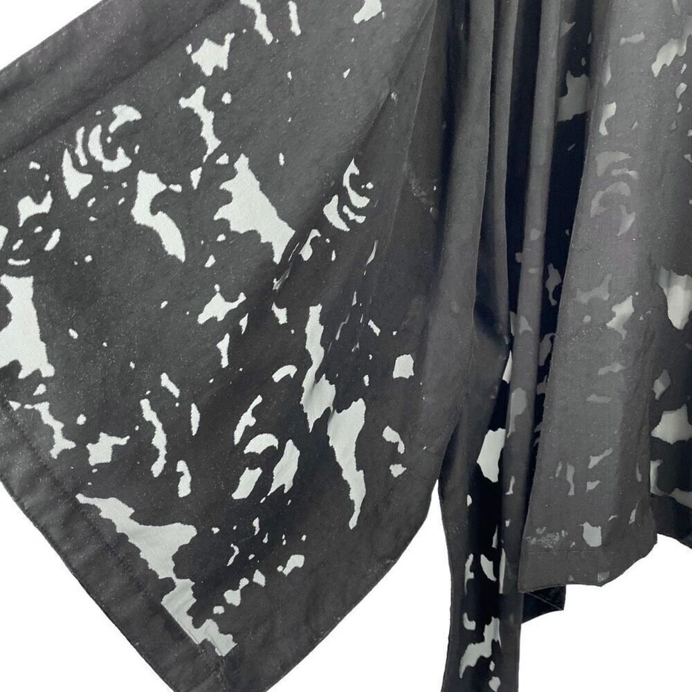 J. Jill burnt velvet floral paisley boxy duster kimono cover up One Size boho - Picture 6 of 7